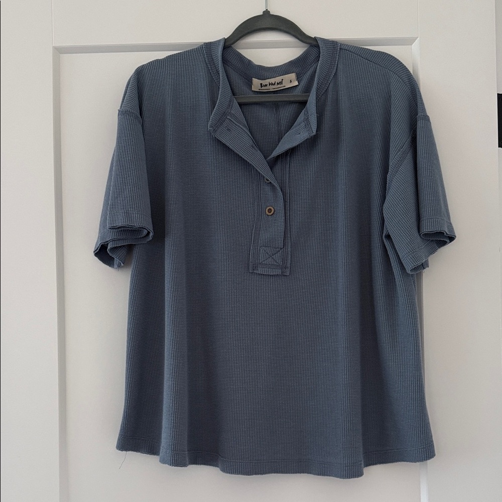 Flowy Waffle Top, Small